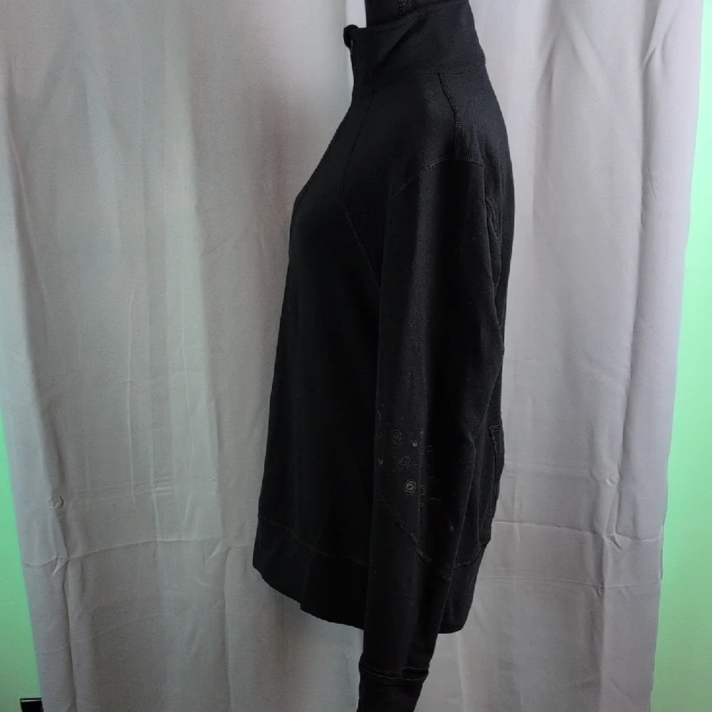 lululemon athletica Black‎ Fitted Zippered Pullover